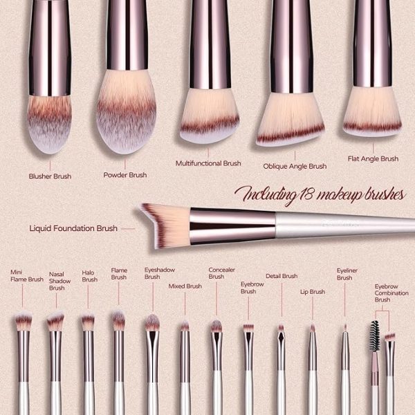 Makeup Brush Set 18
