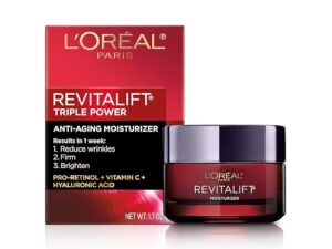 L'Oreal Revitalift Triple Power Face Moisturizer – 1.7 Oz